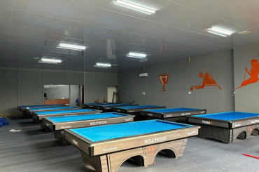 Lắp đặt bàn bida cho CLB King billiard Trà Vinh 