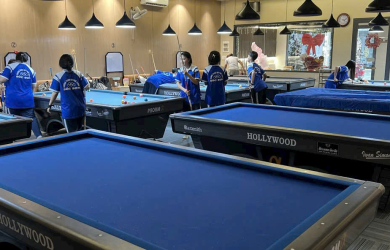 Lắp đặt bàn HOLLYWOOD Kiên Giang