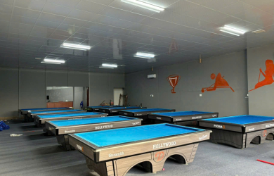 Lắp đặt bàn bida cho CLB King billiard Trà Vinh 